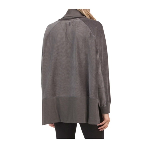 Free People Movement Cowl Neck High Low Last Chance Pullover Sweatshirt Gray XS - Picture 10 of 14